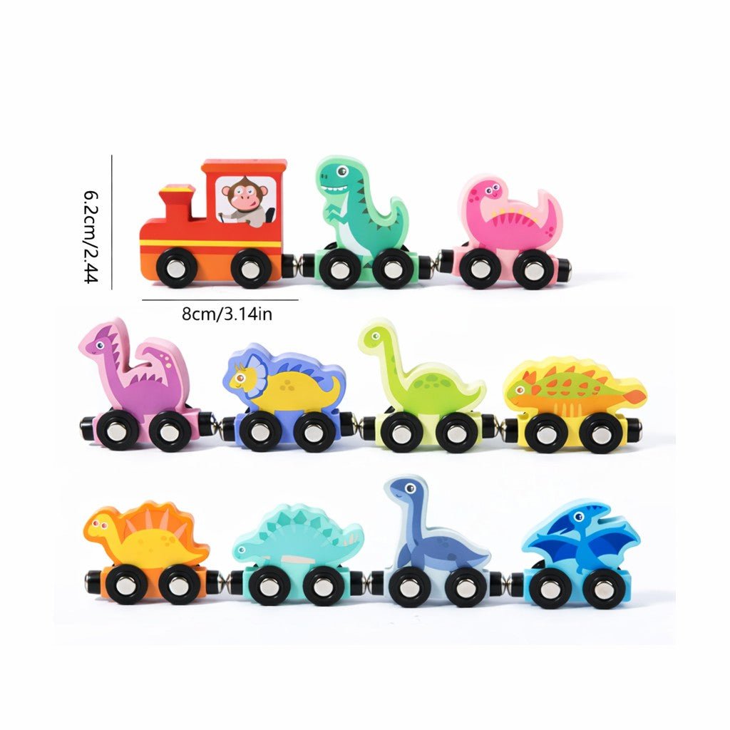 Montessoridays Wooden Dinosaur Train — view 3