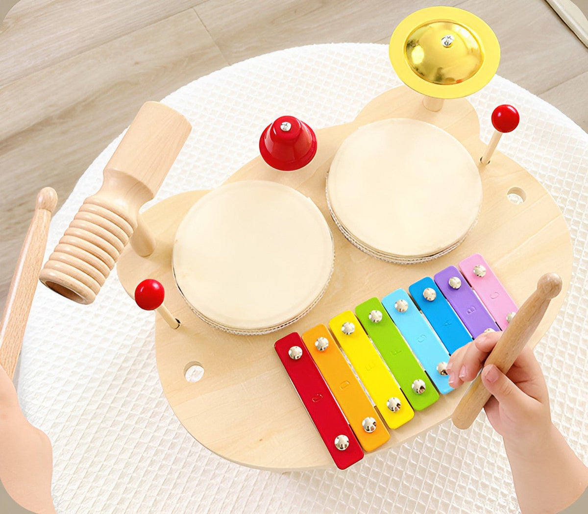 Montessoridays Wooden Drums Set — view 4