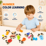 Montessoridays Wooden Number Train Set — view 2