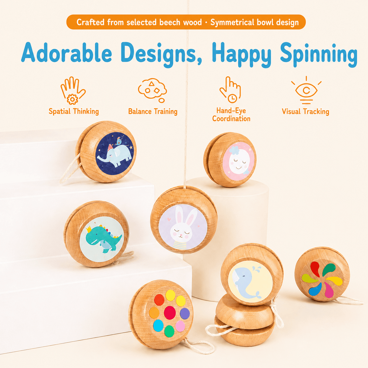 Wooden Yo-Yo for Kids — view 9