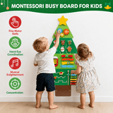 Montessoridays Wooden Christmas Tree Busy Board — view 3