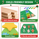 Montessoridays Wooden Christmas Tree Busy Board — view 7