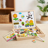 Creative board drawing and magnetic play